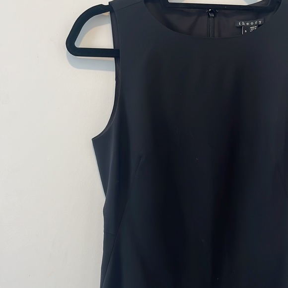 Theory Shift Dress, Black, Size 0 - Picture 3 of 4